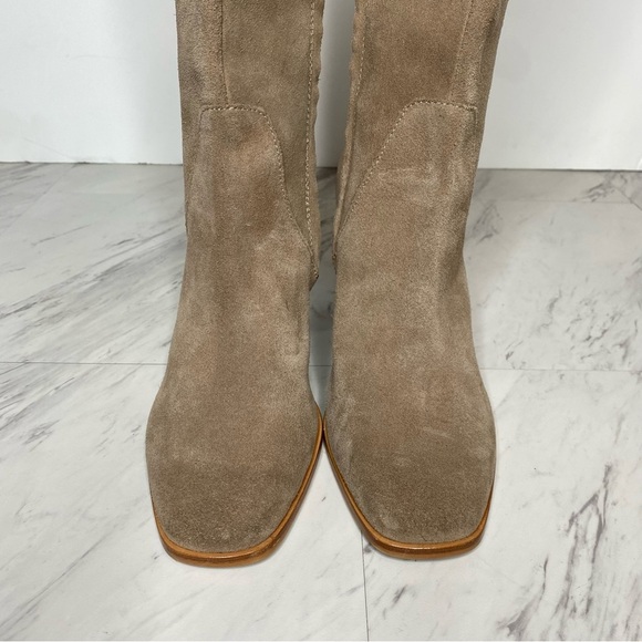 Dolce Vita Flin Gray Suede Heeled Tall Boot 9 1/2 - Picture 12 of 16